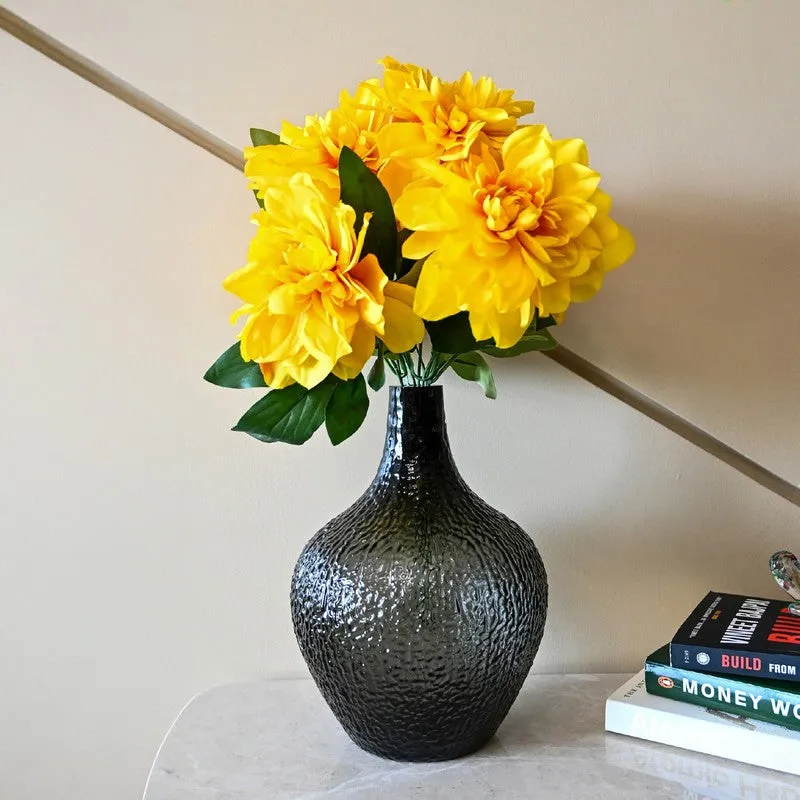 Stonewave Glass Vase - Black media 1