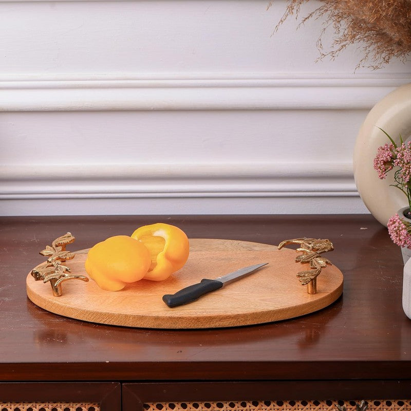 Elys Aura Mango Wood Platter