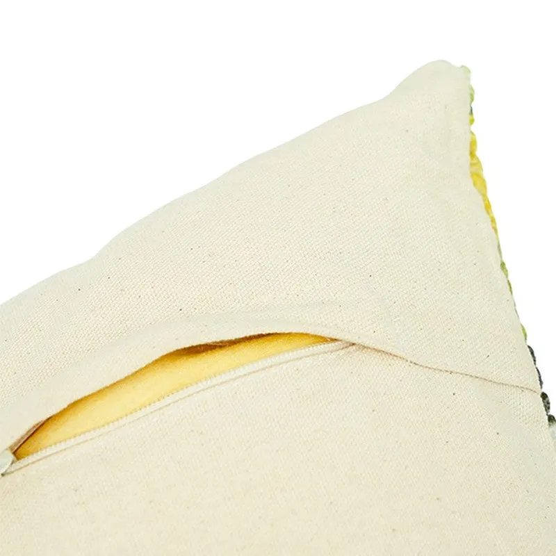 RythmFlow Cushion Cover (Yellow) - Set Of Three media 5