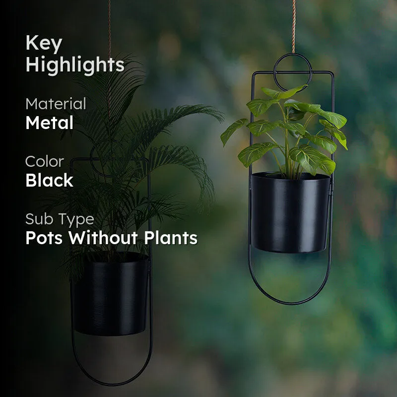Mistaire Metal Planter - Set Of Two media 2