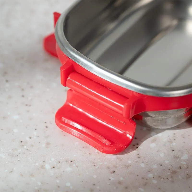 Savory Insulated Steel Lunch Box (Red) - 150 mL media 7