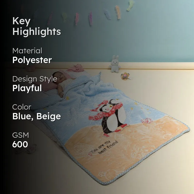 Monte Carlo Penguin Pals Blanket - 600 GSM media 2
