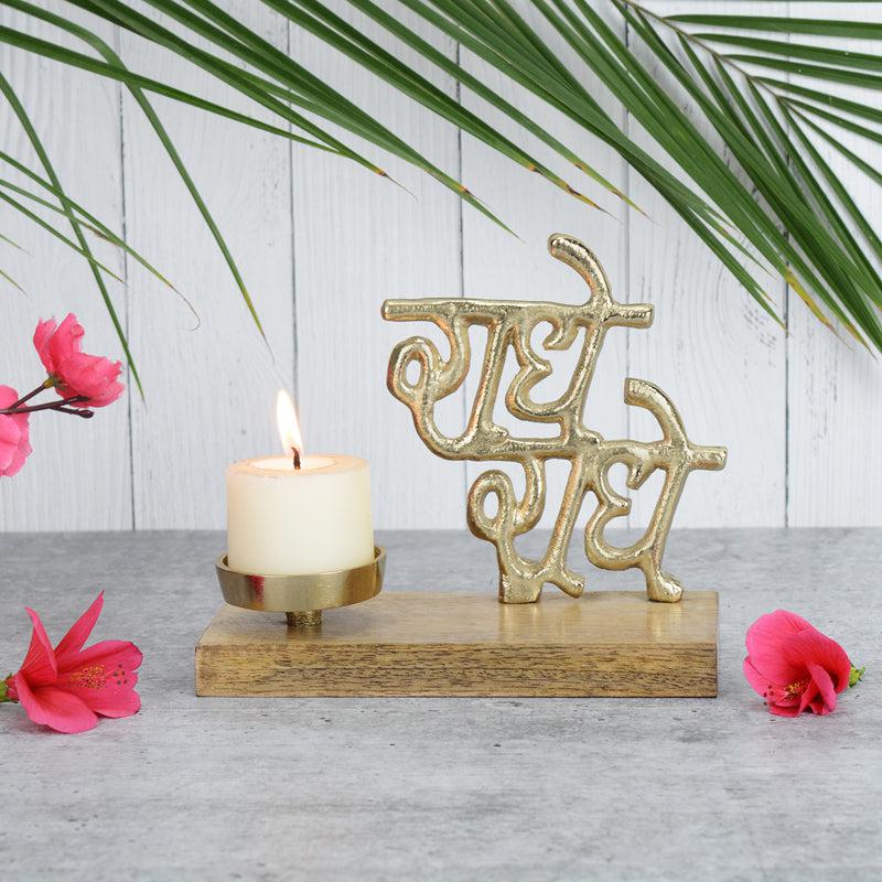 Radhe Radhe Festive Tealight Candle