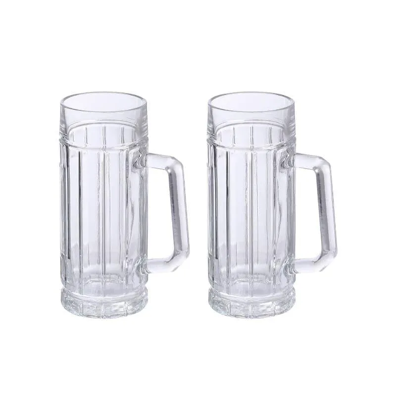Tristo Beer Mug (550 ML) - Set Of Two media 3