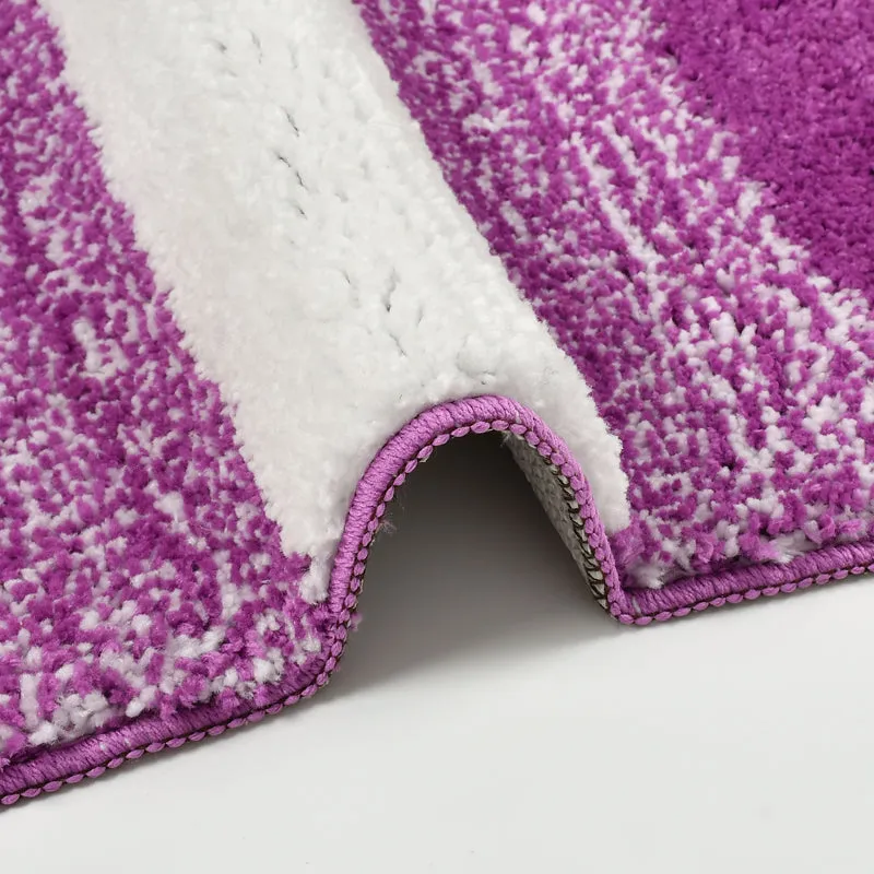 Zyra Cotton Bath Mat - Purple media 3