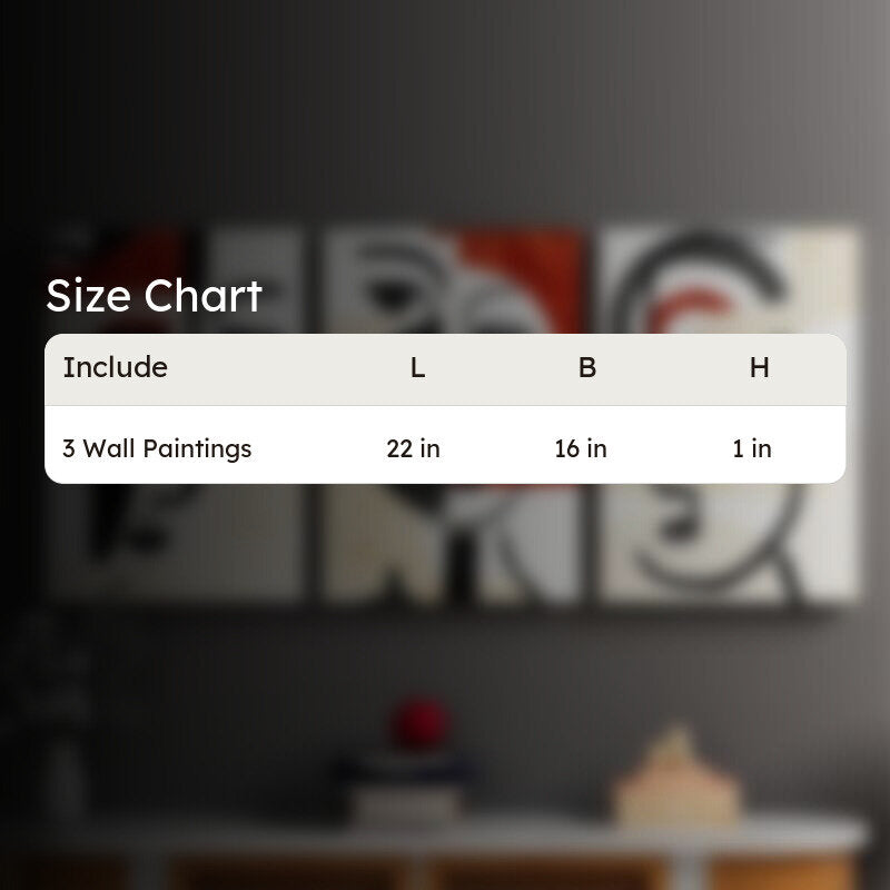 Women Phase Wall Painting - Set Of Three media 6