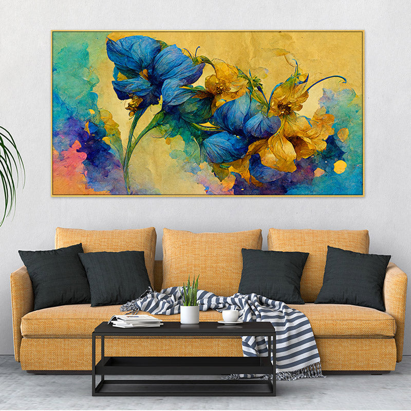 Azalea Acrylic Canvas Wall Painting