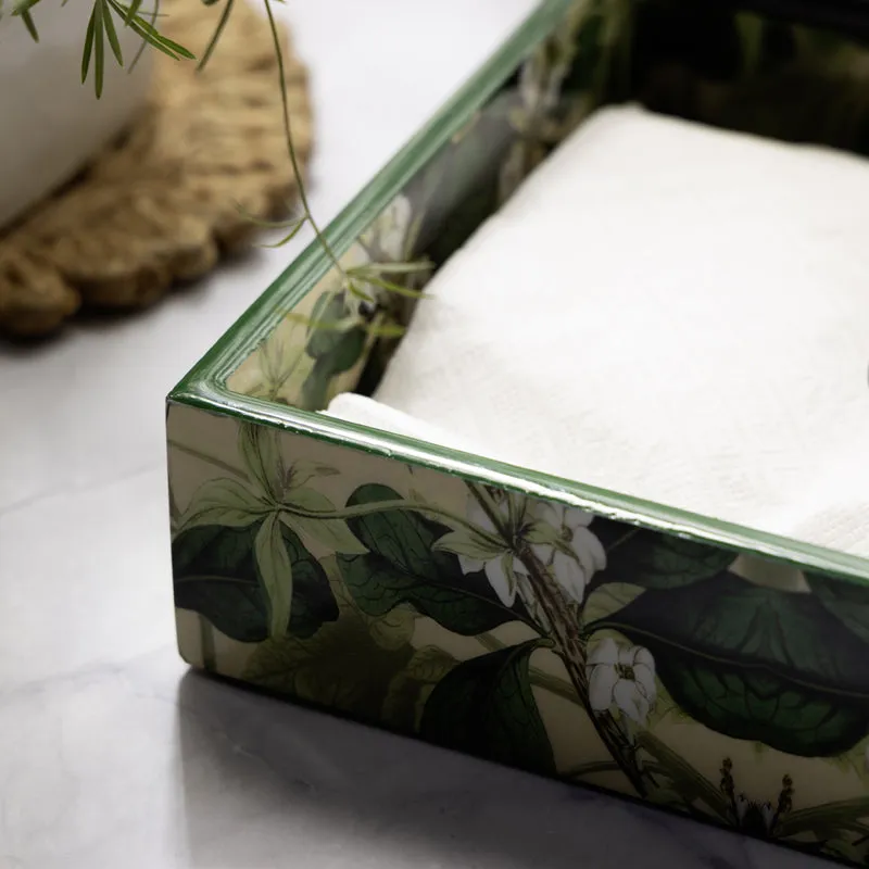 Lush Green Handmade Napkin Holder media 3