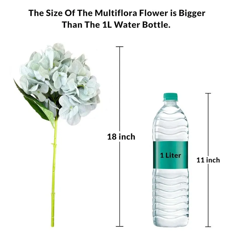 BlueHydra Polyester Artificial Flower - Set Of Four media 7