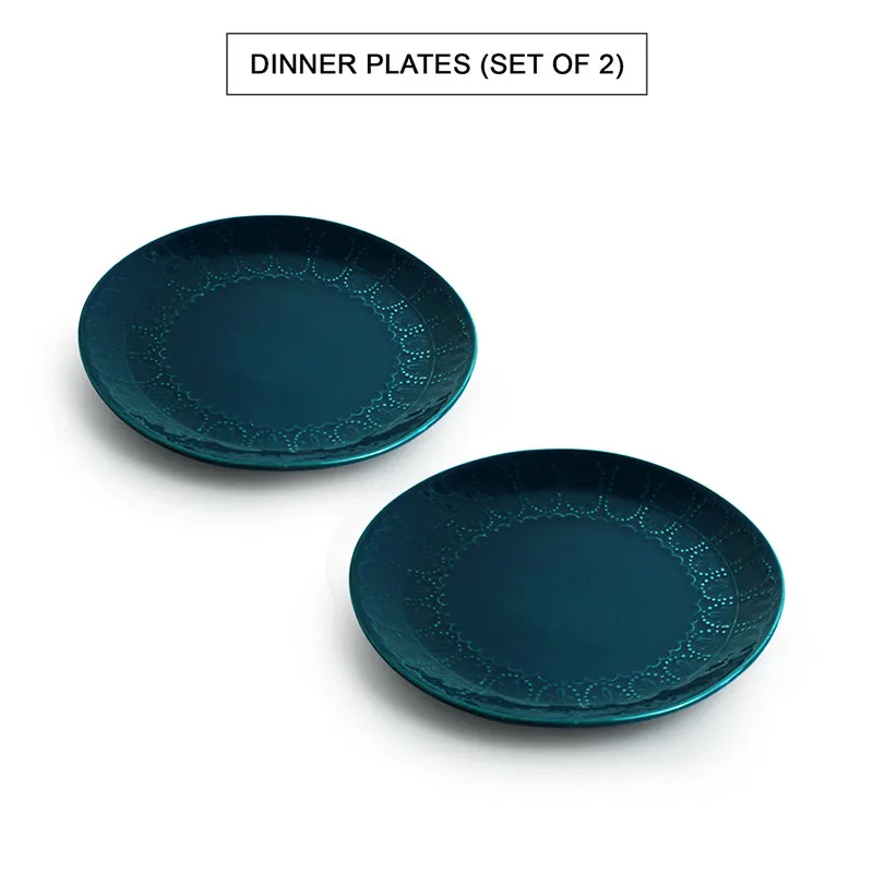 Forest Fern Ceramic Dinner Plate - Set Of Two media 3