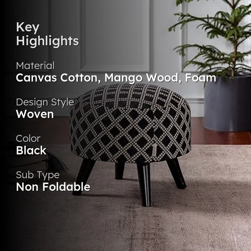 Lazate Cotton Ottoman media 2