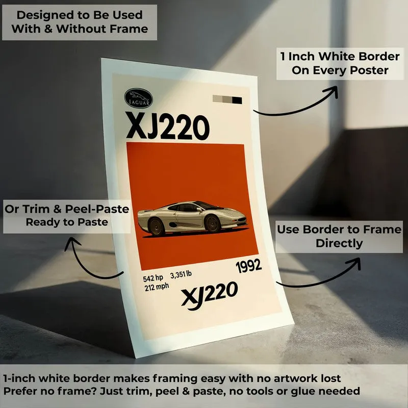 XJ220 Heritage Wall Poster media 8
