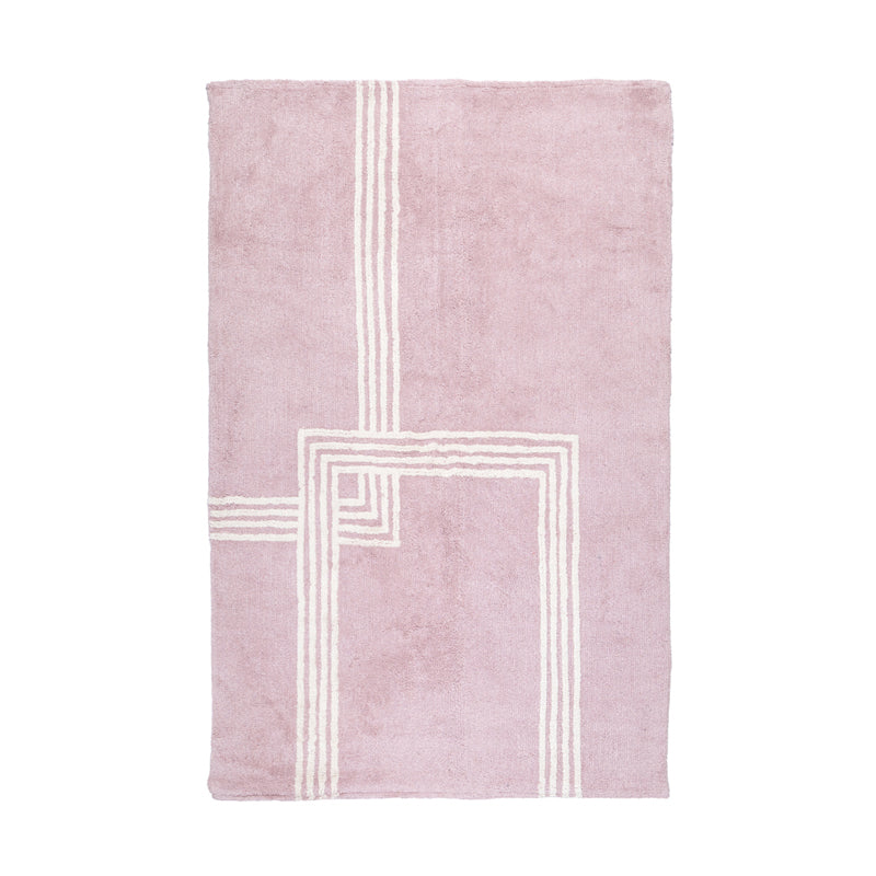 Niora Handwoven Cotton Rug - 5 x 8 ft