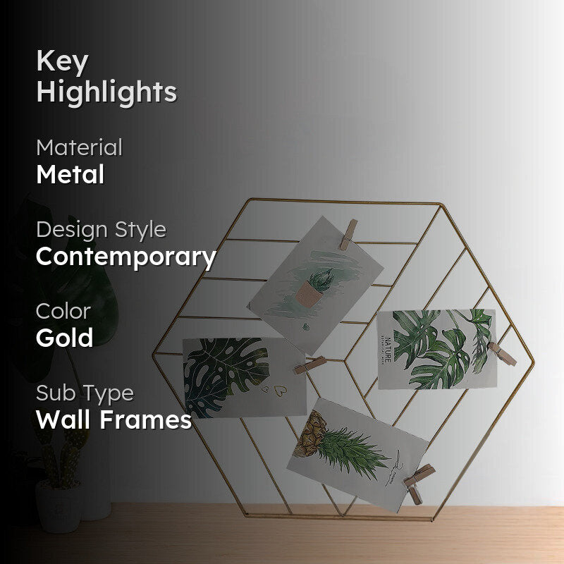 Melli Metal Photo Frame - Gold media 2
