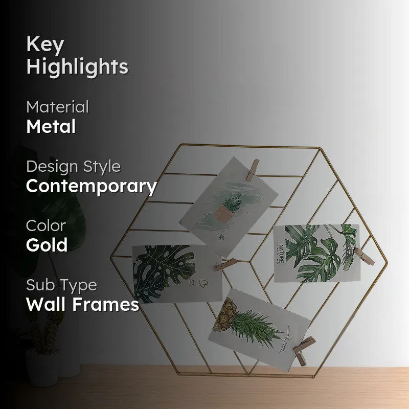 Melli Metal Photo Frame - Gold media 2