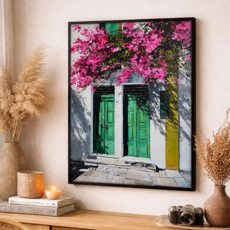 Maison Flora Canvas Wall Painting - Black Frame media 3