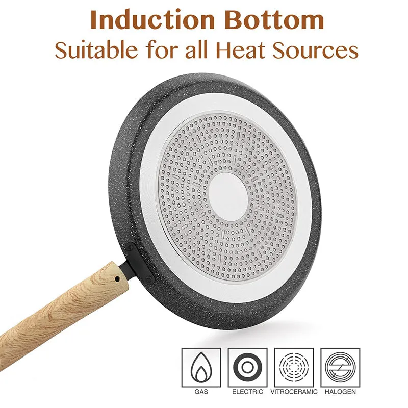 Bergner Terra Black Induction Safe Non-Stick Dosa Tawa - 31 cm media 5