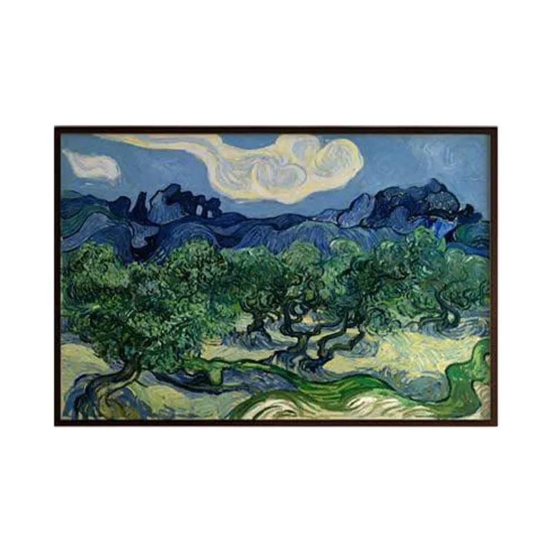 Olive Trees By Vincent Van Gogh - Black Frame media 6