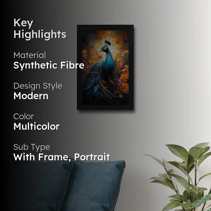 Cosmic Mayoora Wall Painting media 2