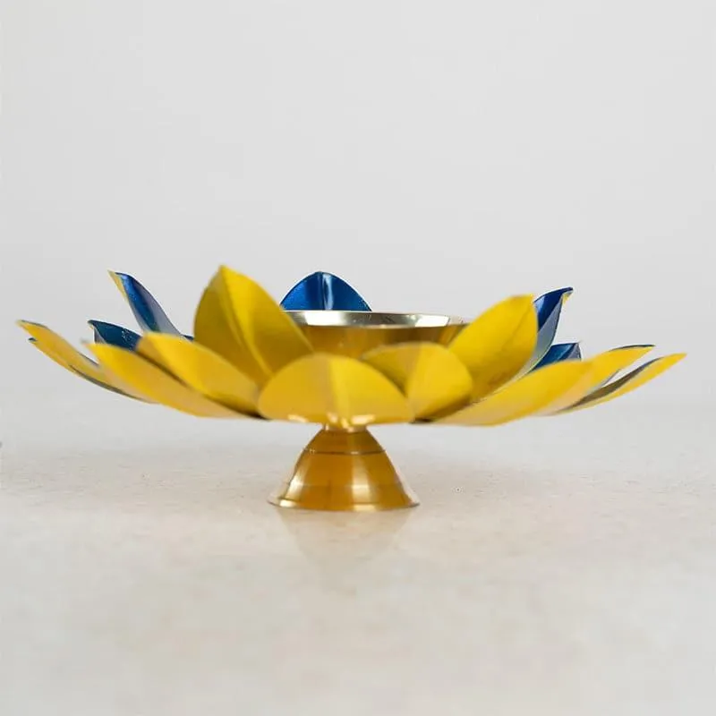Lotus Kuber Diya - Set Of Two media 6