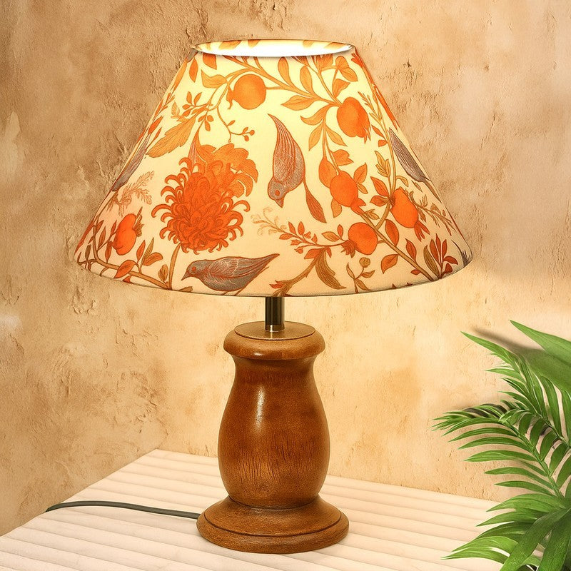 LignaLight Accent Wooden Table Lamp - Multicolor