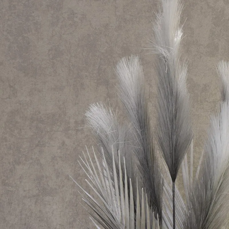 Real Look Artificial Pampas Flower - Grey media 3