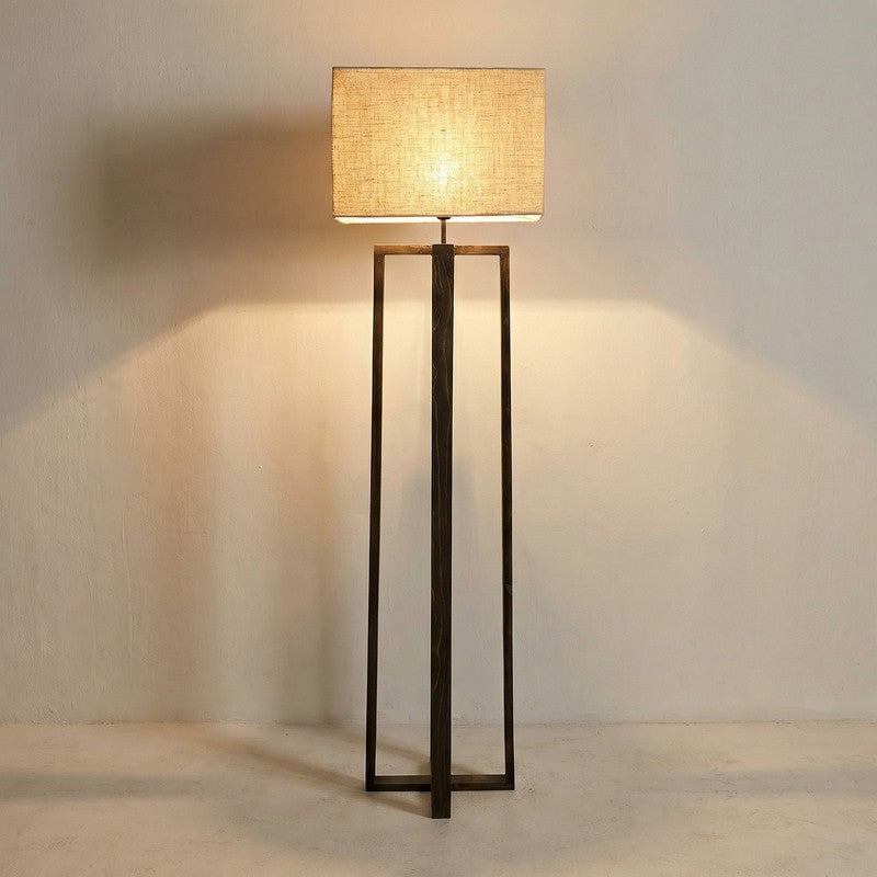 PureShade Wooden Floor Lamp - Brown media 6
