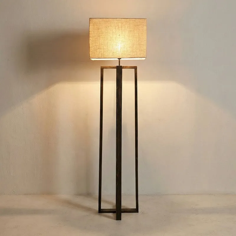 PureShade Wooden Floor Lamp - Brown media 6