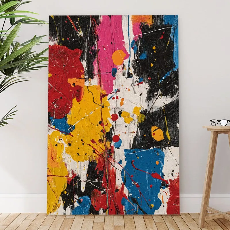Dynamic Stroke Matrix Canvas Wall Art media 6