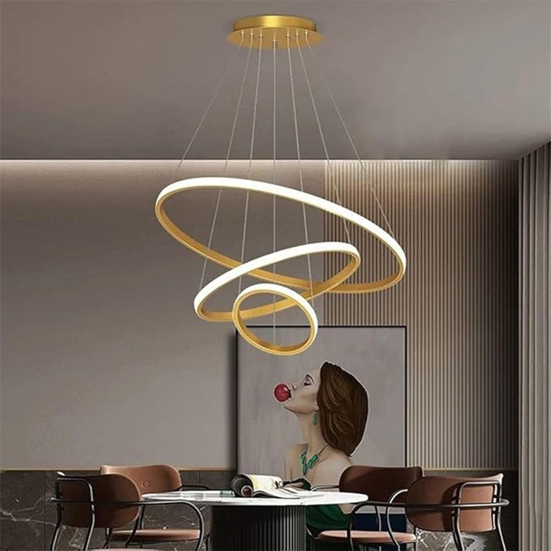 Sky Drop LED Modern Aluminium Ceiling Lamp - Gold media 5
