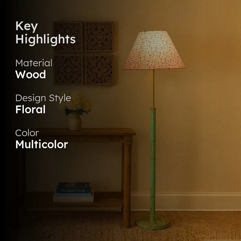 Terra Beam Wooden Floor Lamp - Multicolor media 2