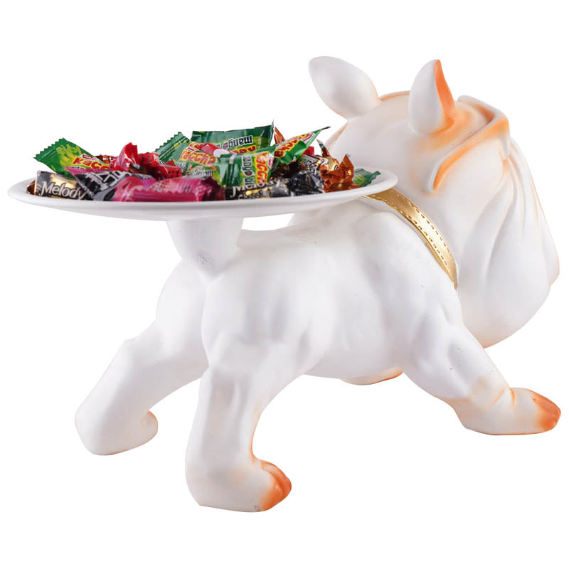 The Posh Pup Painted Polyresin Show Piece - White media 5