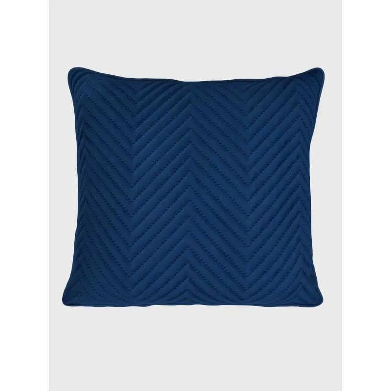 Chevron Cushion Cover (Blue) - Set Of Five media 4