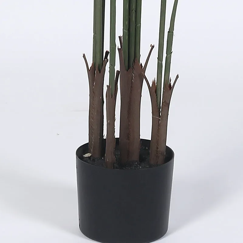 Palma Artificial Areca Palm With Black Plastic Pot - 5 Feet media 4