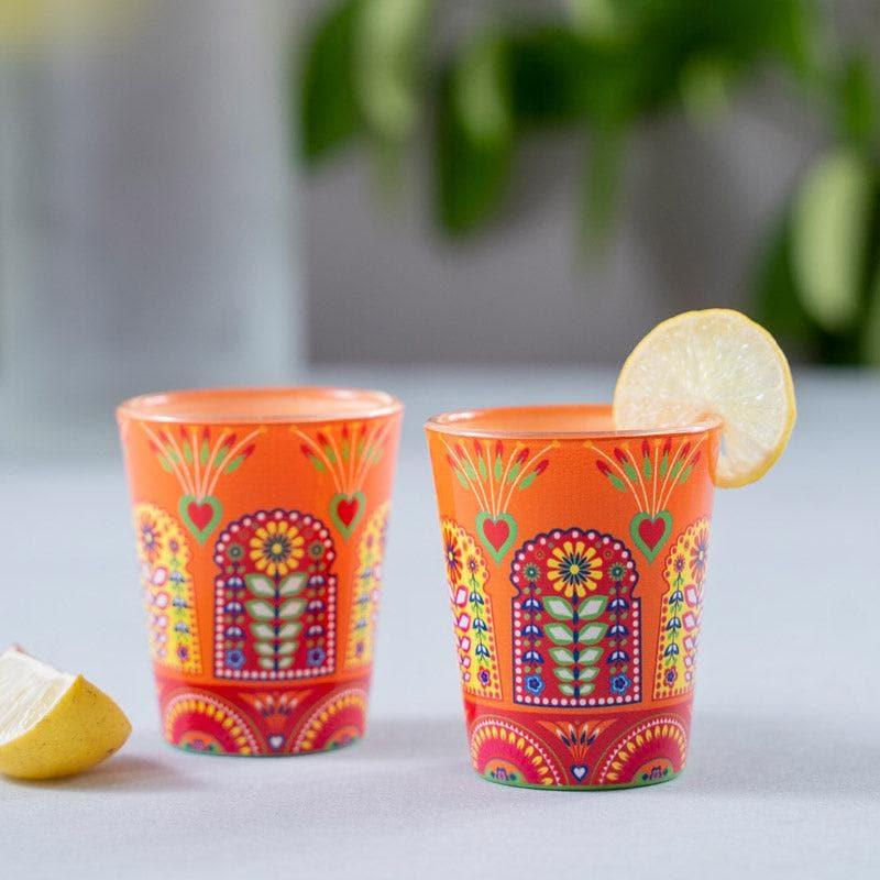 Vibrant Jharokha Shot Glass (30 ml) - Set Of Two