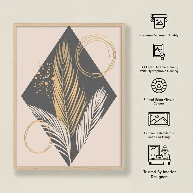 Botanic Bloomscape Archival Canvas Wall Art - Natural Brown Frame media 8