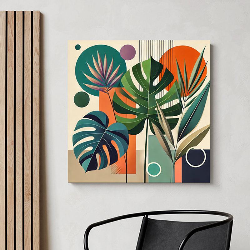 Verdure Geometric Wall Painting