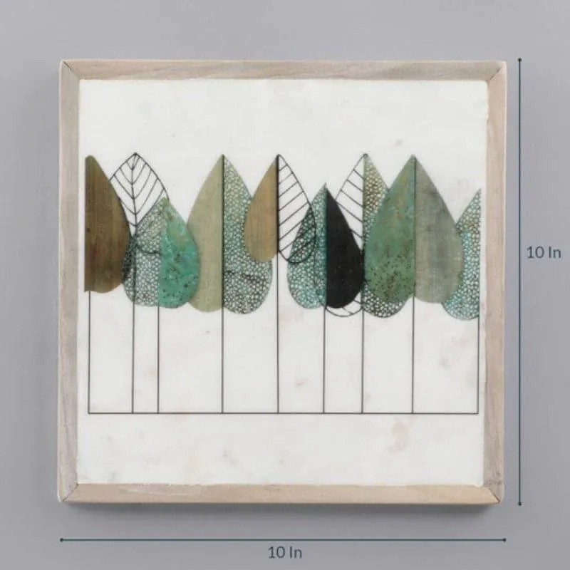 Forest Feast Printed Marble Wall Accent media 4