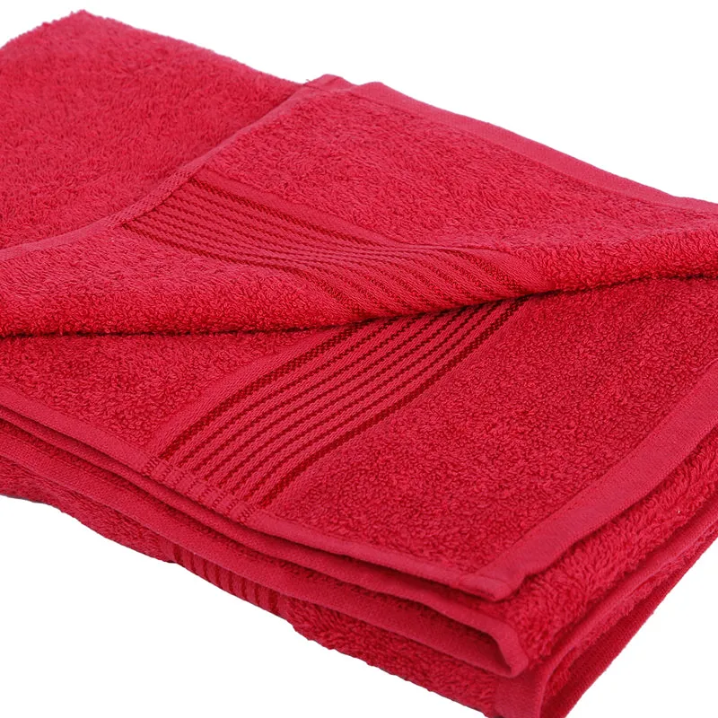 Comfora Bath & Face Towel Set (Red) - Ten Piece Set media 7