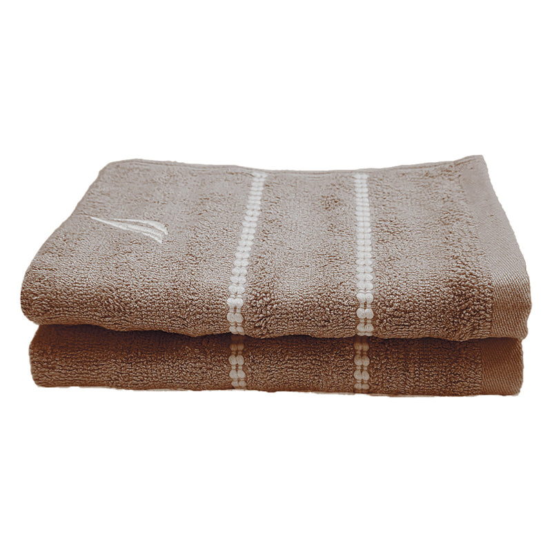 Nautica Oasis Hand Towel (Beige) - Set Of Two media 3