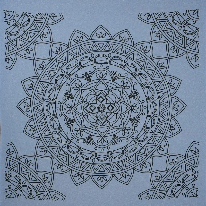 Artloom Mandala Cotton Bedsheet (Blue) - 200 TC media 3