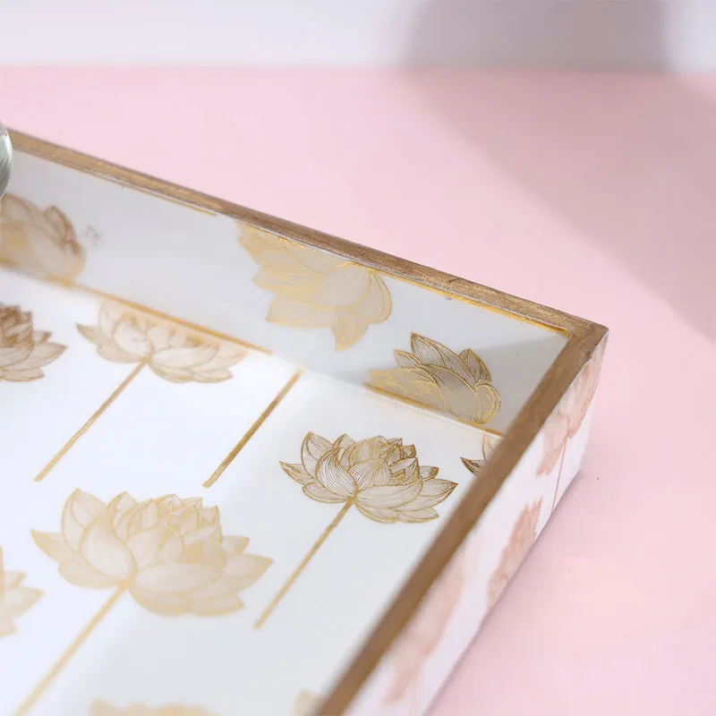 Bluda Floral Serving Tray media 3