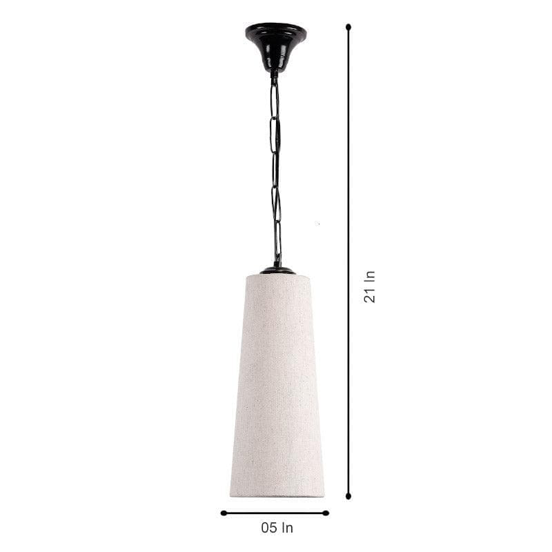 Nicia Fabric Ceiling Lamp - White media 5