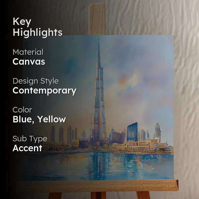 Burj Khalifa Canvas Showpiece media 2