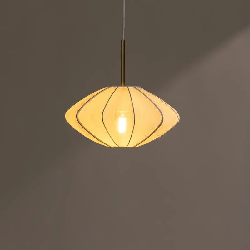 Fig Living Luxe Collection Fabric Ceiling Lamp - Tokyo Lamp media 1