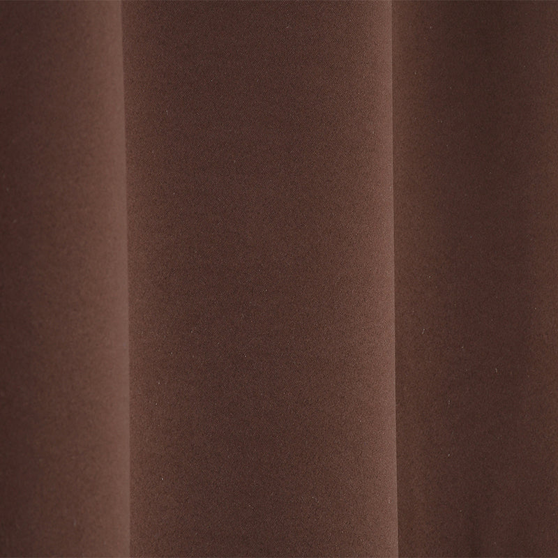 Nisha Blackout Curtain (Brown) - Set Of Two media 3