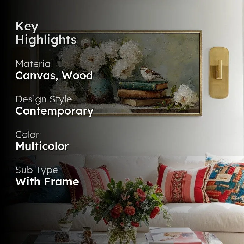 Calm-vibes Canvas Wall Painting With Frame media 2