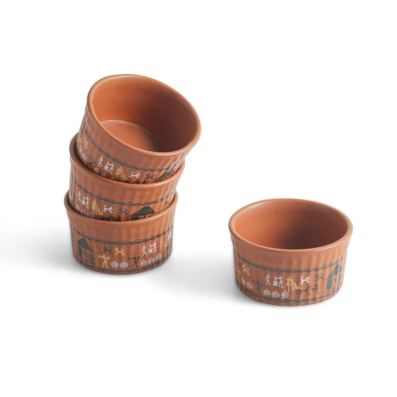 Delight Ceramic Snack Bowl (170 mL) - Set Of Four media 3
