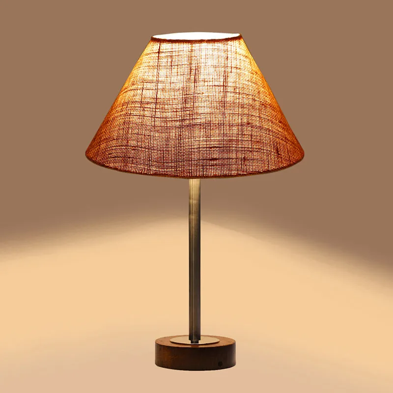 Sienna II Rodin Wooden Table Lamp - Beige,Silver,Brown media 6