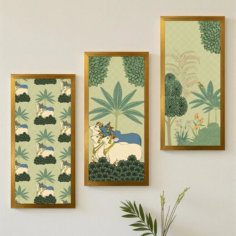 Pichwai Nandi Wall Art media 1